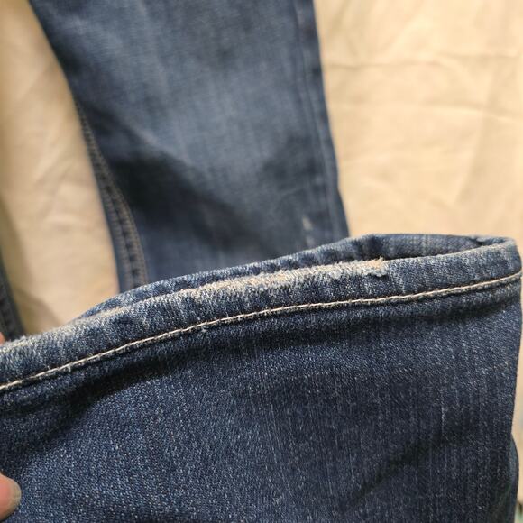 Rock Revival Chrissie Boot bootcut jeans size 30 low rise flap pocket distressed - Picture 3 of 16